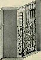 An illustration from Mouldings, mirrors, pictures and frames. (1884)