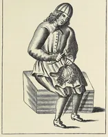 An illustration from Moxon's Mechanick exercises; or, The doctrine of handy-works applied to the art of printing; a literal reprint in two volumes of the first edition published in the year 1683 (1896)