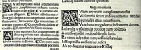 An illustration from M. Plauti linguae latinae principis comoediae XX recens ex collatione multorum codicum : q[ui] tum calamo scripti tum formulis excusi habeba[n]tur singulari diligentia recognitae : item eaedem comoediae o[mn]ibus fere locis co[m]mentationibus ornantur (1511)