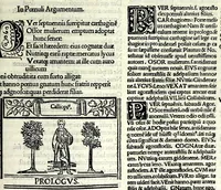 Picture 58 of 76 from M. Plauti linguae latinae principis comoediae XX recens ex collatione multorum codicum : q[ui] tum calamo scripti tum formulis excusi habeba[n]tur singulari diligentia recognitae : item eaedem comoediae o[mn]ibus fere locis co[m]mentationibus ornantur (1511), leaf 457