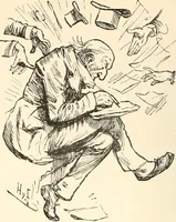 An illustration from M. P.'s in session, from Mr. Punch's parliamentary portrait gallery (1889)