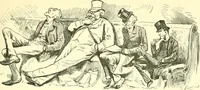 An illustration from M. P.'s in session, from Mr. Punch's parliamentary portrait gallery (1889)