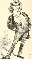 An illustration from M. P.'s in session, from Mr. Punch's parliamentary portrait gallery (1889)