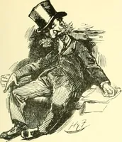 An illustration from M. P.'s in session, from Mr. Punch's parliamentary portrait gallery (1889)
