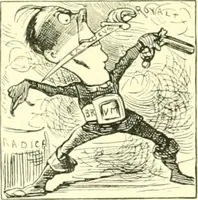 Picture 79 of 290 from M. P.'s in session, from Mr. Punch's parliamentary portrait gallery (1889), leaf 30