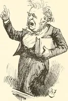 An illustration from M. P.'s in session, from Mr. Punch's parliamentary portrait gallery (1889)