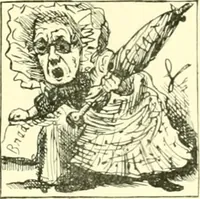 An illustration from M. P.'s in session, from Mr. Punch's parliamentary portrait gallery (1889)