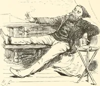 An illustration from M. P.'s in session, from Mr. Punch's parliamentary portrait gallery (1889)