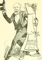 An illustration from M. P.'s in session, from Mr. Punch's parliamentary portrait gallery (1889)