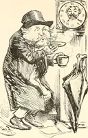 An illustration from M. P.'s in session, from Mr. Punch's parliamentary portrait gallery (1889)