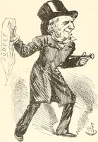 An illustration from M. P.'s in session, from Mr. Punch's parliamentary portrait gallery (1889)