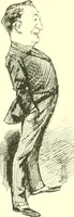 An illustration from M. P.'s in session, from Mr. Punch's parliamentary portrait gallery (1889)