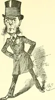 An illustration from M. P.'s in session, from Mr. Punch's parliamentary portrait gallery (1889)