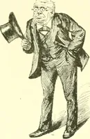 An illustration from M. P.'s in session, from Mr. Punch's parliamentary portrait gallery (1889)