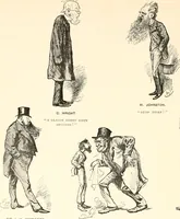 An illustration from M. P.'s in session, from Mr. Punch's parliamentary portrait gallery (1889)
