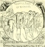 Picture 1 of 290 from M. P.'s in session, from Mr. Punch's parliamentary portrait gallery (1889), leaf 6