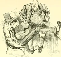 An illustration from M. P.'s in session, from Mr. Punch's parliamentary portrait gallery (1889)