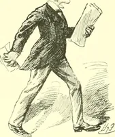 An illustration from M. P.'s in session, from Mr. Punch's parliamentary portrait gallery (1889)