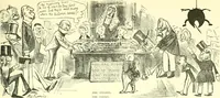 An illustration from M. P.'s in session, from Mr. Punch's parliamentary portrait gallery (1889)