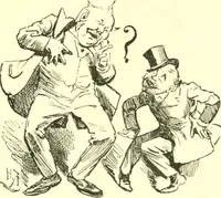 An illustration from M. P.'s in session, from Mr. Punch's parliamentary portrait gallery (1889)