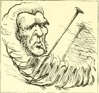 An illustration from M. P.'s in session, from Mr. Punch's parliamentary portrait gallery (1889)