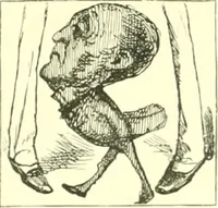 An illustration from M. P.'s in session, from Mr. Punch's parliamentary portrait gallery (1889)