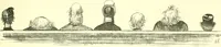 An illustration from M. P.'s in session, from Mr. Punch's parliamentary portrait gallery (1889)
