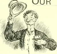 An illustration from M. P.'s in session, from Mr. Punch's parliamentary portrait gallery (1889)