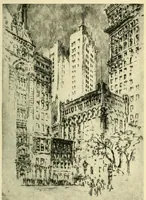 Picture 4 of 11 from Mr. Pennell's etchings of New York "skyscrapers" (1905), leaf 11