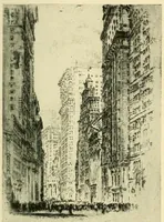 Picture 5 of 11 from Mr. Pennell's etchings of New York "skyscrapers" (1905), leaf 13