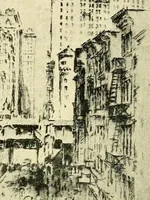 Picture 9 of 11 from Mr. Pennell's etchings of New York "skyscrapers" (1905), leaf 23