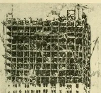 An illustration from Mr. Pennell's etchings of New York "skyscrapers" (1905)