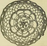 An illustration from Mrs. Gaugain's crochet D'Oyley book : [No. I-III] (1846)