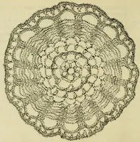 An illustration from Mrs. Gaugain's crochet D'Oyley book : [No. I-III] (1846)