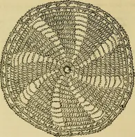 An illustration from Mrs. Gaugain's crochet D'Oyley book : [No. I-III] (1846)