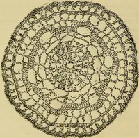 An illustration from Mrs. Gaugain's crochet D'Oyley book : [No. I-III] (1846)