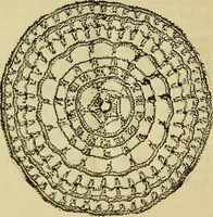 An illustration from Mrs. Gaugain's crochet D'Oyley book : [No. I-III] (1846)