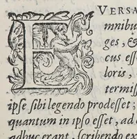 Picture 1 of 3 from M. Tullius Cicero Mannucciorum commentariis illustratus antiquaeq. lectioni restitutus (1583), leaf 15
