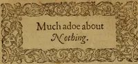 Picture 4 of 6 from Much adoe about nothing : as it hath been sundrie times publikely acted by the right honourable, the Lord Chamberlaine his seruants. (1600), leaf 6