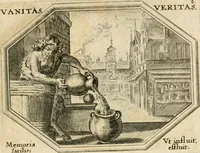 Picture 2 of 51 from Mundi lapis lydius, siue, Emblemata moralia nobilissimi viri D. Antonii A. Burgundia ... : in quibus vanitas per veritatem falsi accusatur & conuincitur (1665), leaf 14