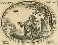 Picture 8 of 51 from Mundi lapis lydius, siue, Emblemata moralia nobilissimi viri D. Antonii A. Burgundia ... : in quibus vanitas per veritatem falsi accusatur & conuincitur (1665), leaf 26