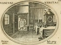 Picture 19 of 51 from Mundi lapis lydius, siue, Emblemata moralia nobilissimi viri D. Antonii A. Burgundia ... : in quibus vanitas per veritatem falsi accusatur & conuincitur (1665), leaf 48