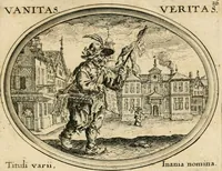 Picture 26 of 51 from Mundi lapis lydius, siue, Emblemata moralia nobilissimi viri D. Antonii A. Burgundia ... : in quibus vanitas per veritatem falsi accusatur & conuincitur (1665), leaf 62