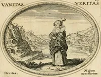 Picture 27 of 51 from Mundi lapis lydius, siue, Emblemata moralia nobilissimi viri D. Antonii A. Burgundia ... : in quibus vanitas per veritatem falsi accusatur & conuincitur (1665), leaf 64