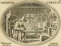 Picture 29 of 51 from Mundi lapis lydius, siue, Emblemata moralia nobilissimi viri D. Antonii A. Burgundia ... : in quibus vanitas per veritatem falsi accusatur & conuincitur (1665), leaf 68