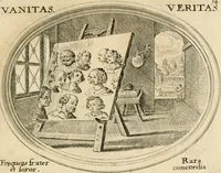 Picture 34 of 51 from Mundi lapis lydius, siue, Emblemata moralia nobilissimi viri D. Antonii A. Burgundia ... : in quibus vanitas per veritatem falsi accusatur & conuincitur (1665), leaf 78