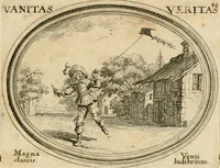 Picture 44 of 51 from Mundi lapis lydius, siue, Emblemata moralia nobilissimi viri D. Antonii A. Burgundia ... : in quibus vanitas per veritatem falsi accusatur & conuincitur (1665), leaf 98