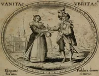 Picture 7 of 51 from Mundi lapis lydius, siue, Emblemata moralia nobilissimi viri D. Antonii A. Burgundia quondam Archidiaconi Brugensis : in quibus vanitas per veritatem falsi accusatur & conuincitur (1665), leaf 20