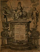 An illustration from Mundi lapis lydius, siue, Emblemata moralia nobilissimi viri D. Antonii A. Burgundia quondam Archidiaconi Brugensis : in quibus vanitas per veritatem falsi accusatur & conuincitur (1665)