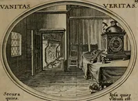 Picture 20 of 51 from Mundi lapis lydius, siue, Emblemata moralia nobilissimi viri D. Antonii A. Burgundia quondam Archidiaconi Brugensis : in quibus vanitas per veritatem falsi accusatur & conuincitur (1665), leaf 46